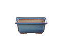 Willow Bonsai Ceramics Square Bonsai Pot 5.5 Inch – Low‑Profile Square Ceramic Bonsai & Succulent Planter with Accentuated Rim, High‑Fired Frost‑Proof Stoneware, Handmade in USA (Peacock 2025)